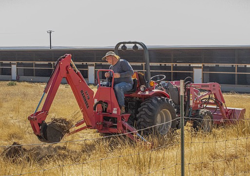 2021 09 03 BMW Ken digging ditch 1