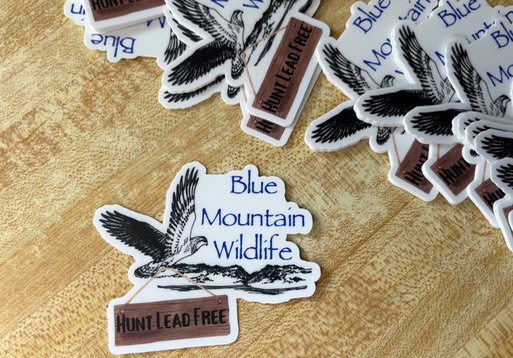 Hunt Lead Free stickers